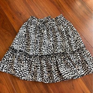 leopard print skirt